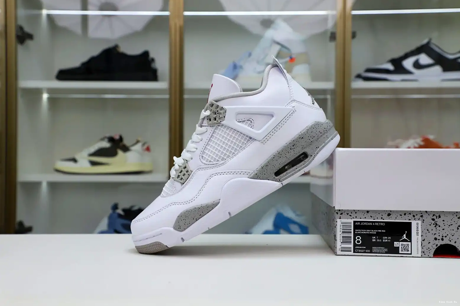 OREO' RETRO JORDAN 'WHITE AIR 4 Kimikick 0416